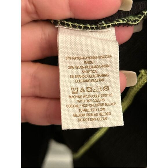 Free People Beach bicolor dress stretchy oversized XS - Picture 8 of 8